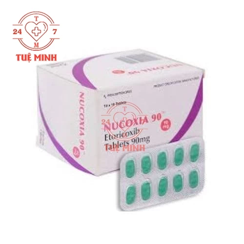 Nucoxia 90 Zydus Cadila - Thuốc giảm triệu chứng của viêm khớp dạng thấp